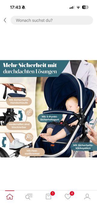 Carucior 3 in 1 nou. Desfacut pentru verificare