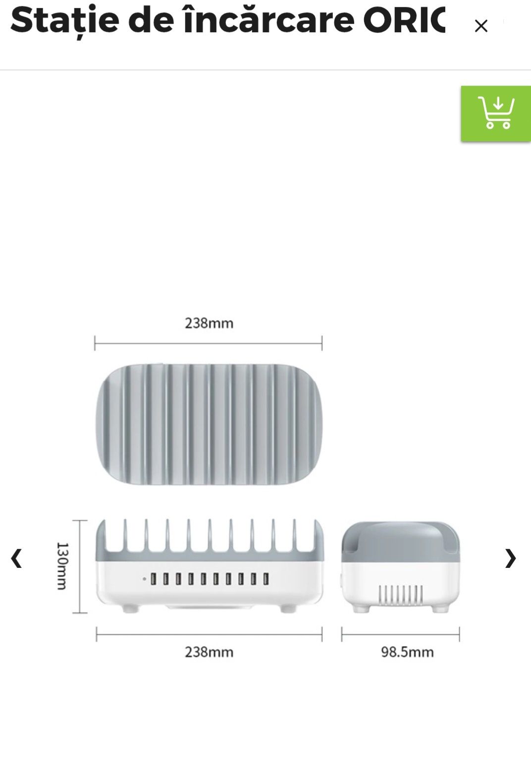 Statie incarcare ORICO 10-port multifunction