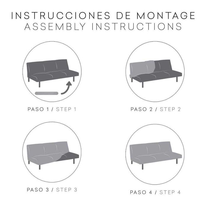 Husa bielastica canapea 3 locuri fara brate, EYSA Premium ROC, C/16
