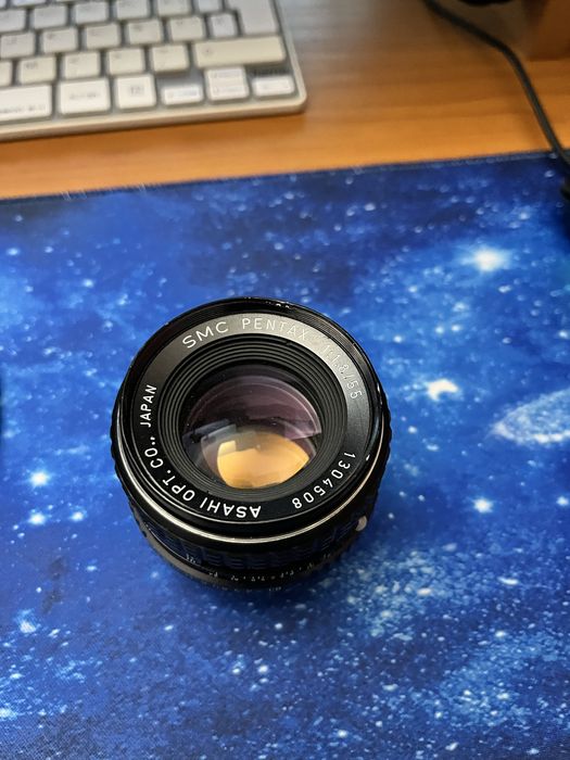 Obiectiv Pentax 50mm f1.4 si Pentax 55mm f1.8