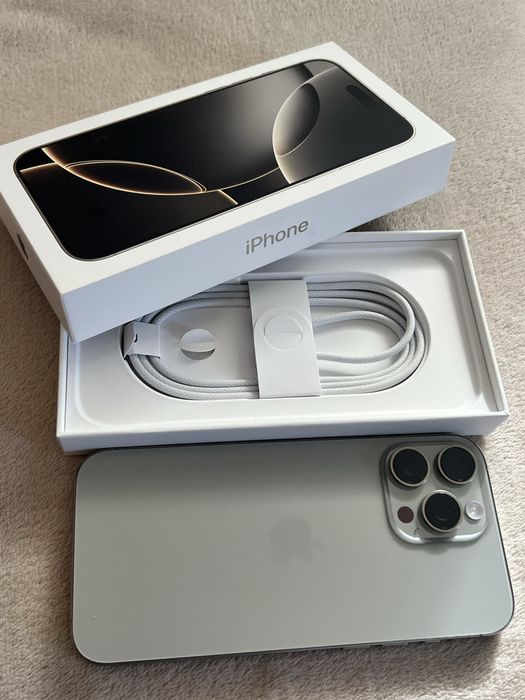 Iphone 16 pro max 512gb Garantie/factura Emag 100% baterie