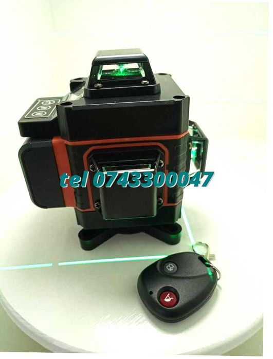 Nou Nivela Unda  16 Lini 4d Fascicul Laser Verde Cu 16 Linii