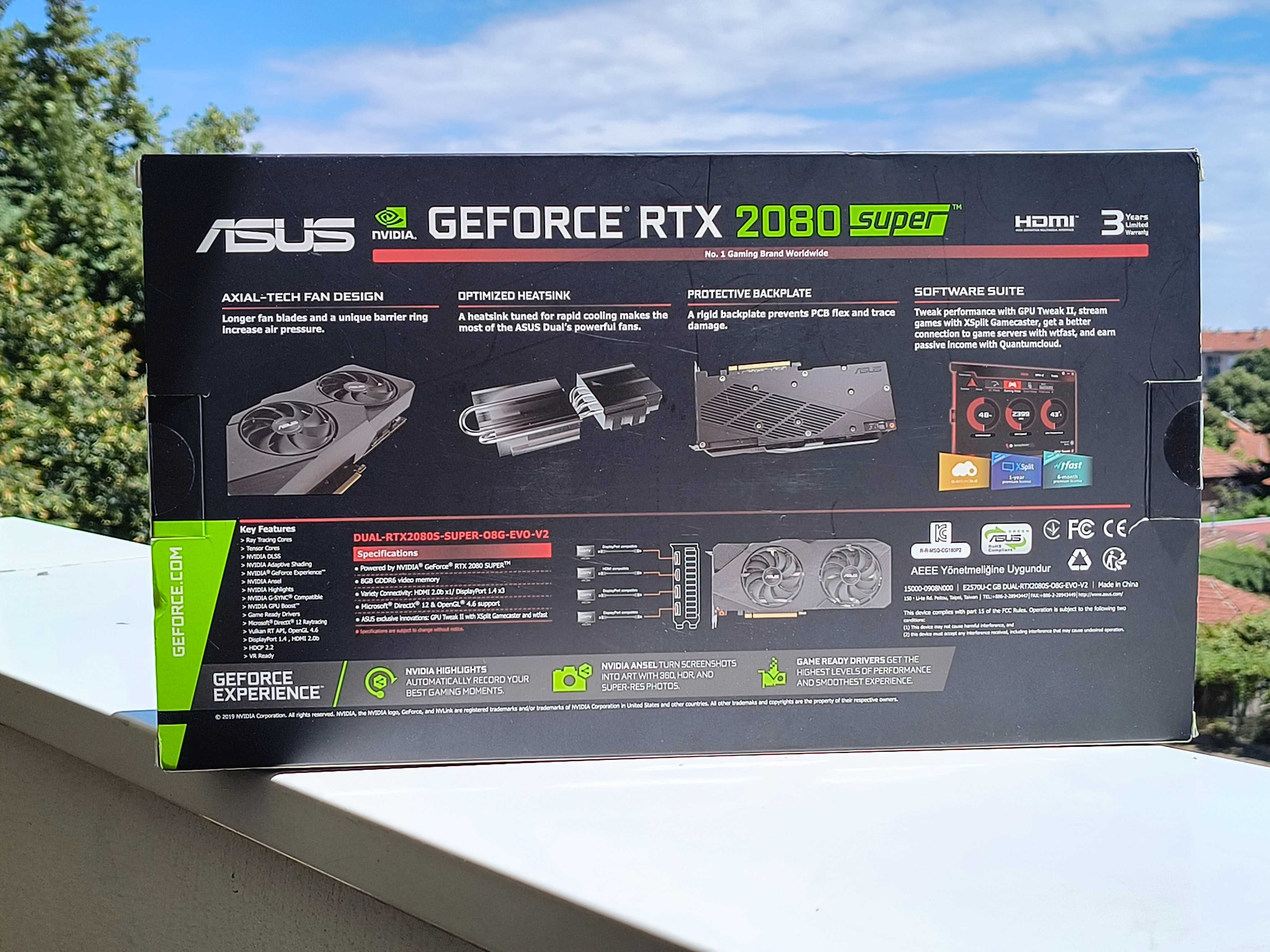 Видео Карта RTX 2080 SUPER