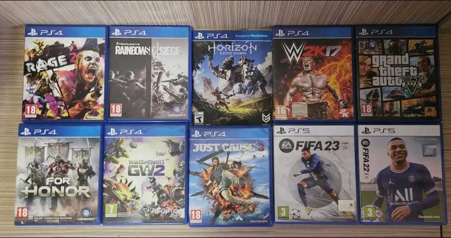 Vand jocuri PlayStation 4 si PlayStation 5 - preturi in descriere.