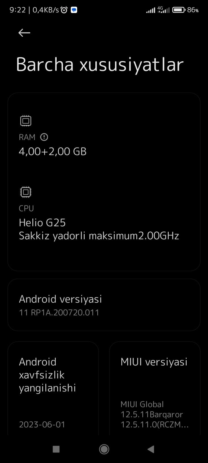 Redmi 10A 4+2/128