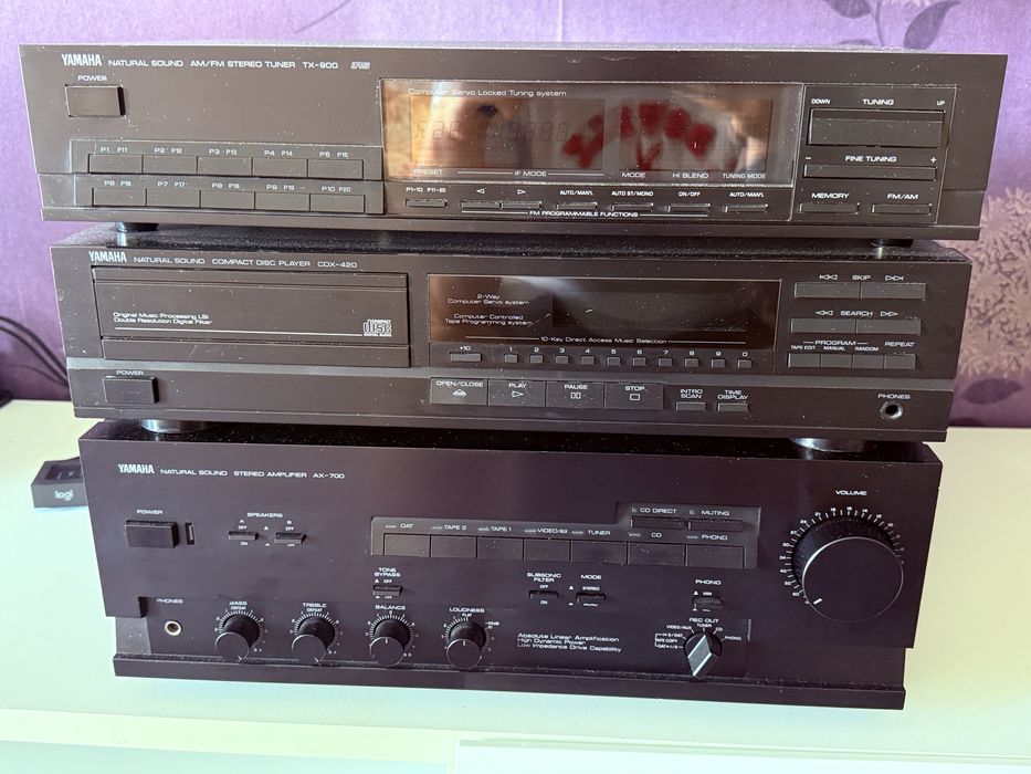 Boxe  Canton, amplificator cd si tuner yamaha