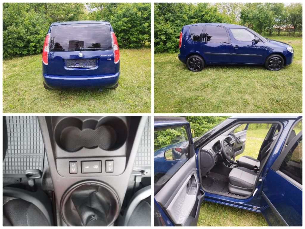 Skoda Roomster 1.2i cu 70 cp, an 2009 , AC, incalzire scaune