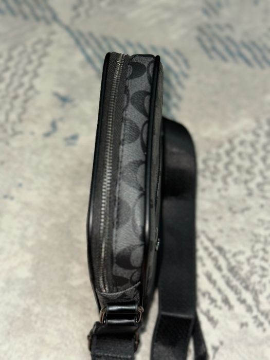 Барсетка Coach (black-silver)