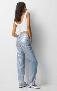 Pull and bear metallic jeans