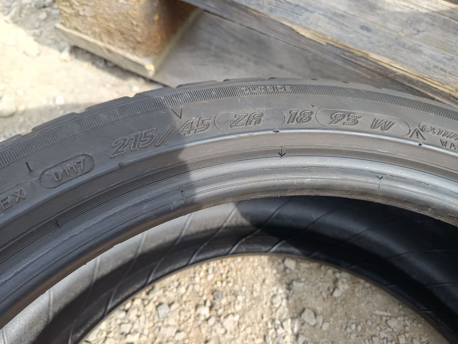Летни гуми 215 45 ZR 18 93W MICHELIN Дот 0117