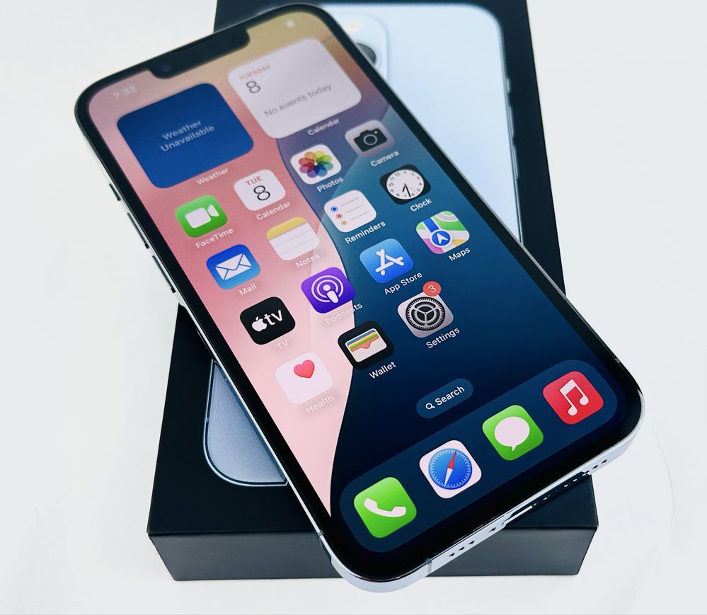 Apple iPhone 13 Pro 128GB Sierra Blue 100% Батерия! Гаранция!