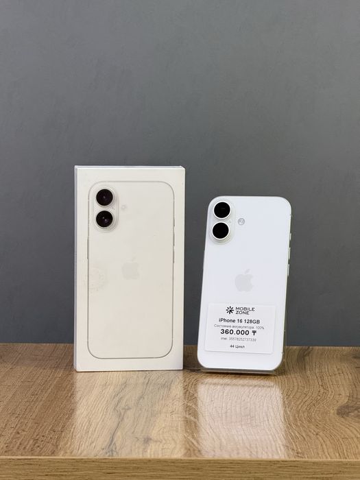 Iphone 16 128 GB 100% Цикл 44 | Mobile Zone