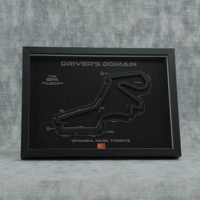 Istanbul Park – Hartă 3D circuit Formula 1 Turkish GP • GPX Collection
