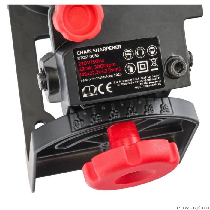 Dispozitiv, aparat electric de ascutit lant drujba 230W, Red Technic