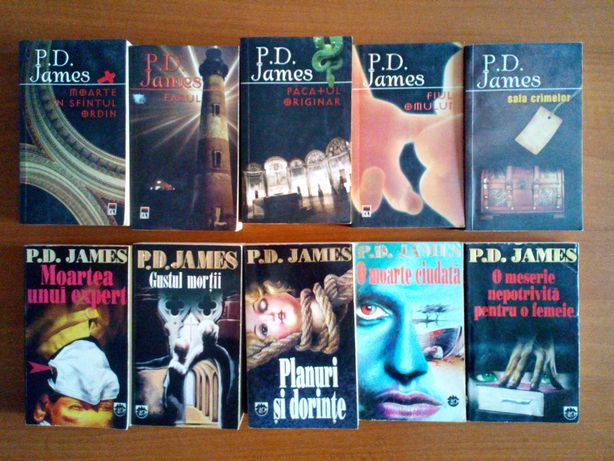 P.D. James - serie 10 romane politiste