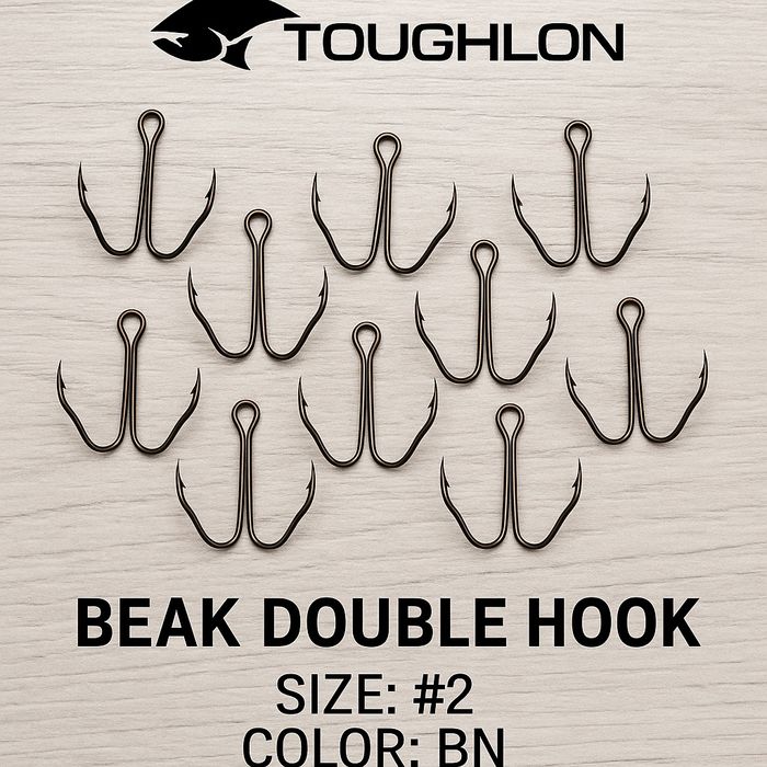 Французкий крючок  двойной для рыбалки, Корея 10 шт. #4, 5
