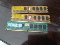 3 плашки ОЗУ Ddr2 на 5 гб