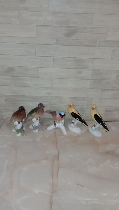 păsări din portelan