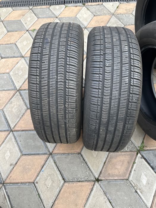 Set 4 anvelope 205/60 R16 Continental + Dunlop — 600 lei toate”