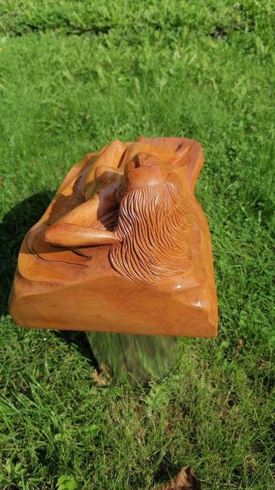 sculptura , nud , lemn , statueta lemn , dimensiune mare