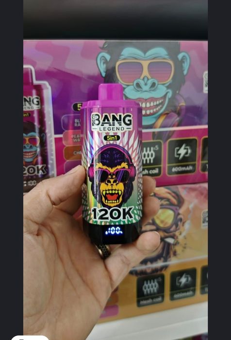 Vape 120.000 Puffs 5 Arome Reincarcabil Display