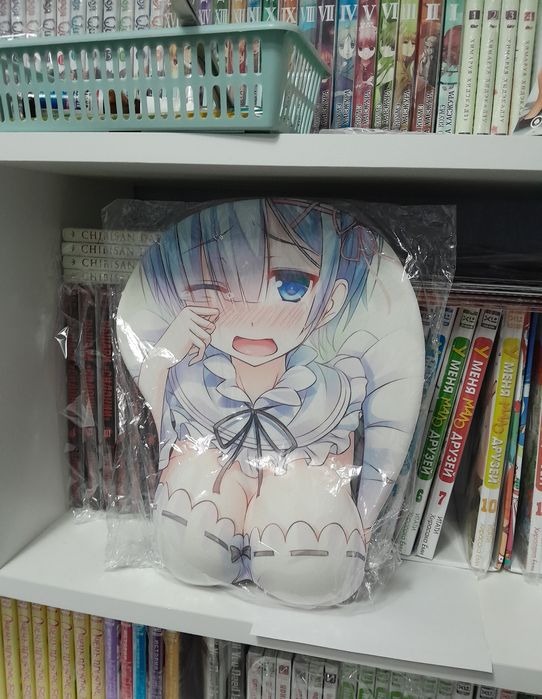 Коврик для мыши аниме,  ре зеро Рем, re zero