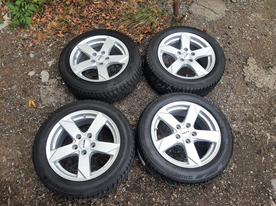 4бр.Лети Джанти с зимни гуми 5х112 ЕТ-48**7J-16цола за VW-ФОЛКСВАГЕН