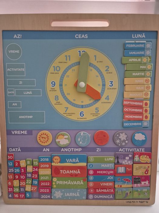 Calendar lemn educlass, numărătoare Melissa and Doug