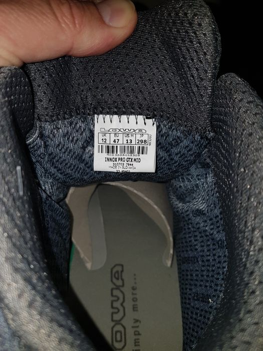 Lowa inox pro Gtx ghete bărbătești măsură 47  31 cm