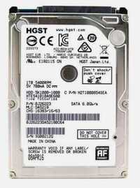 Hard de laptop 2.5"  1Tb  Hitachi , HGST sata III