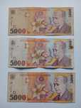 Vand lot bancnote 5000 , 1000, 500