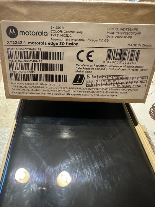 motorola edge 30 fusion 8+128 GB