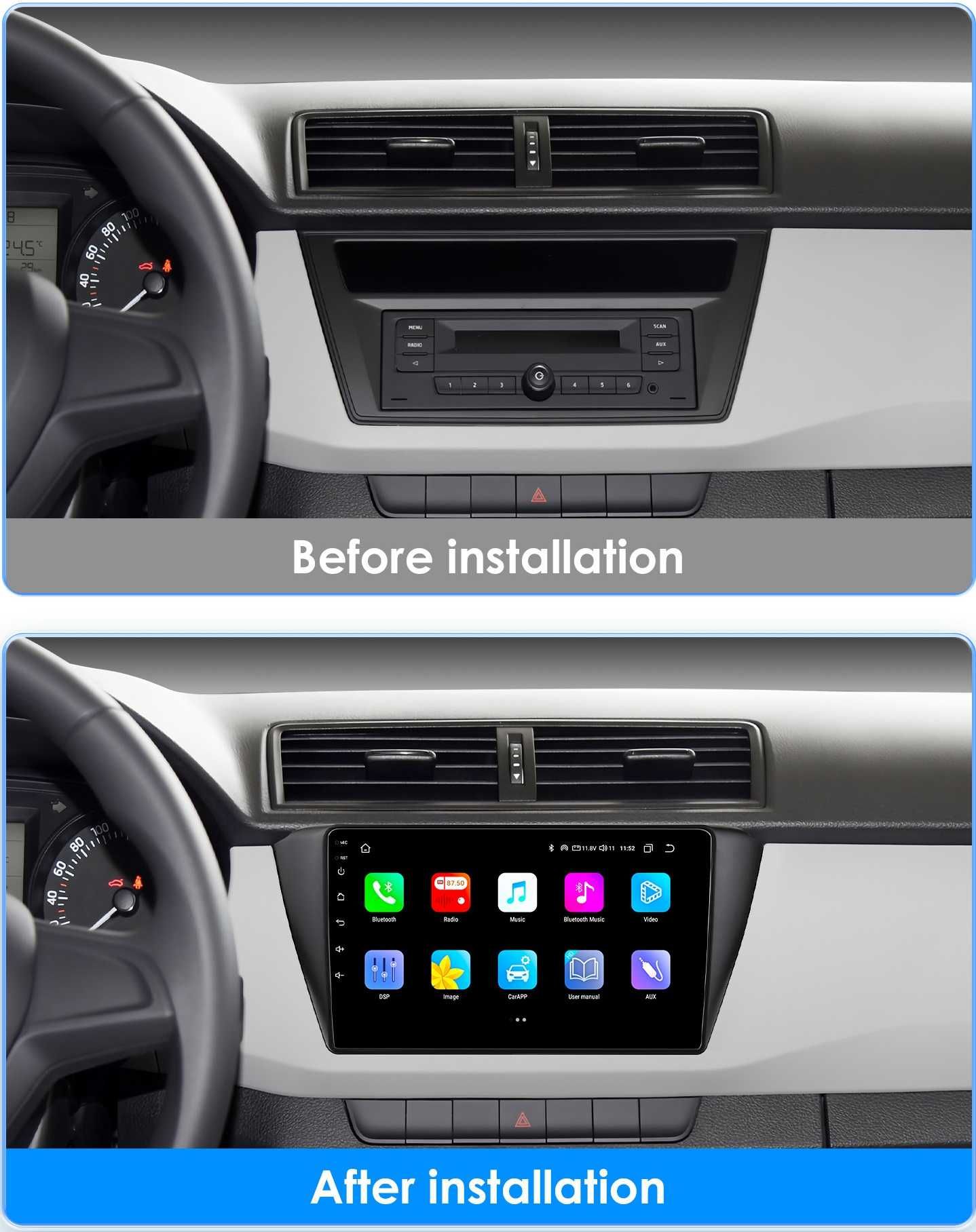 Skoda Fabia 3 2015 - 2019 Мултимедия Навигация Android