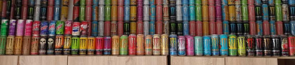 Monster,Coca Cola,Fanta,Mountain Dew,Sprite,Redbull