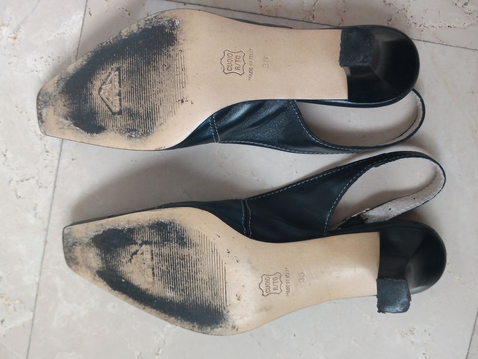 Pantofi dama bleumarin,piele, 36