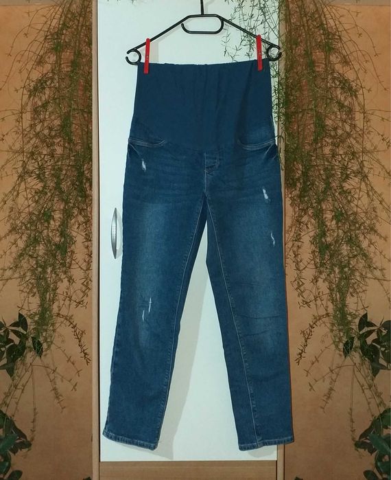 Дънки за бременни / Super skinny fit / H&M