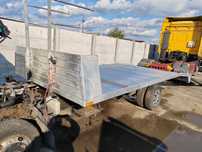 Platforma auto aluminiu cu rampe 1650 kg