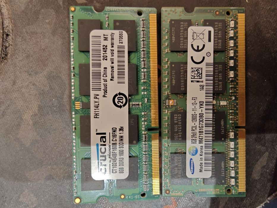2x8 DDR3 1600mhz