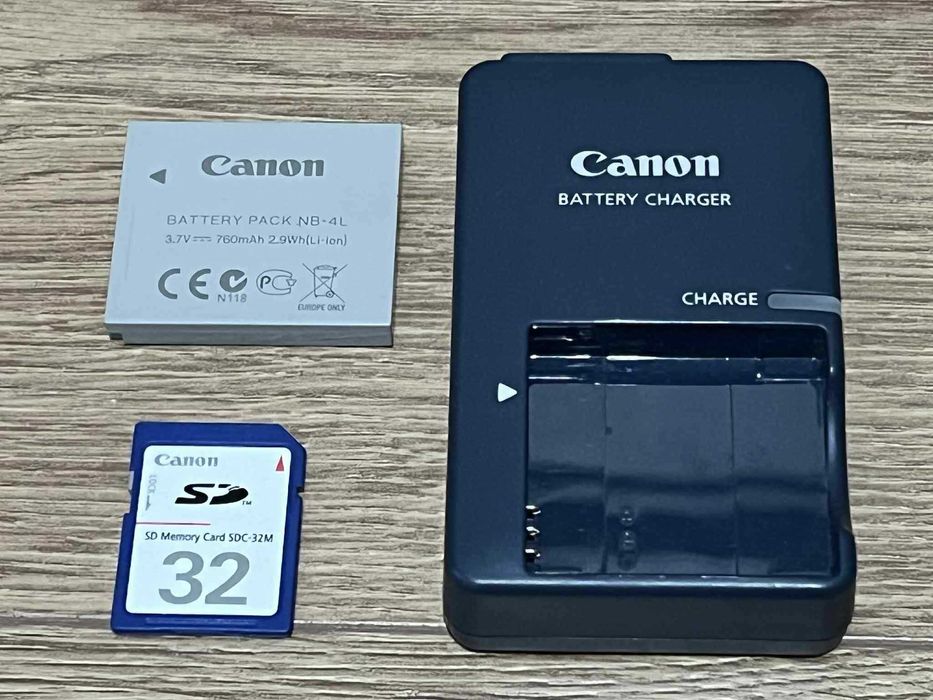Aparat foto digital Canon IXUS 255 HD WI-FI FULL HD,card32gb+accesorii
