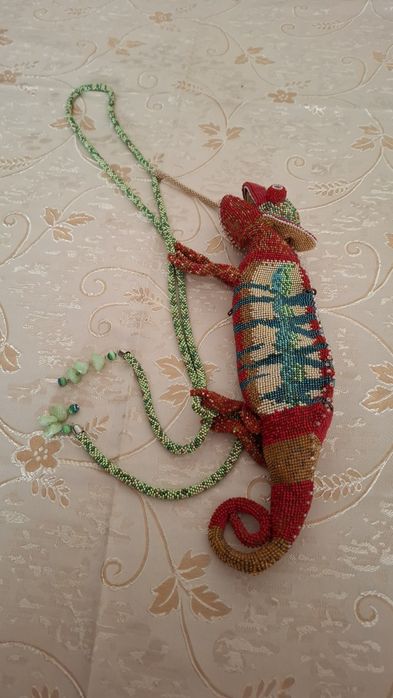 Дракон -клач из чешского бисера