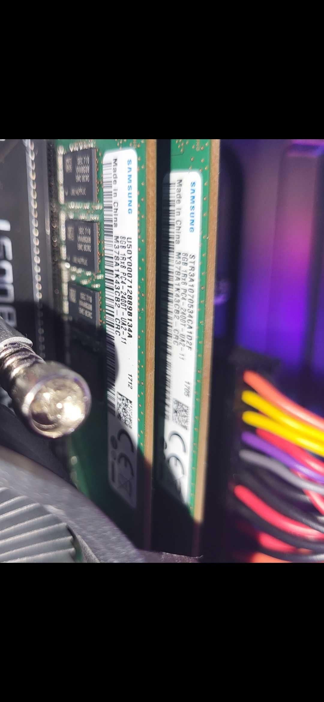 16 GB ram Samsung DDR4 (2x8GB) kit