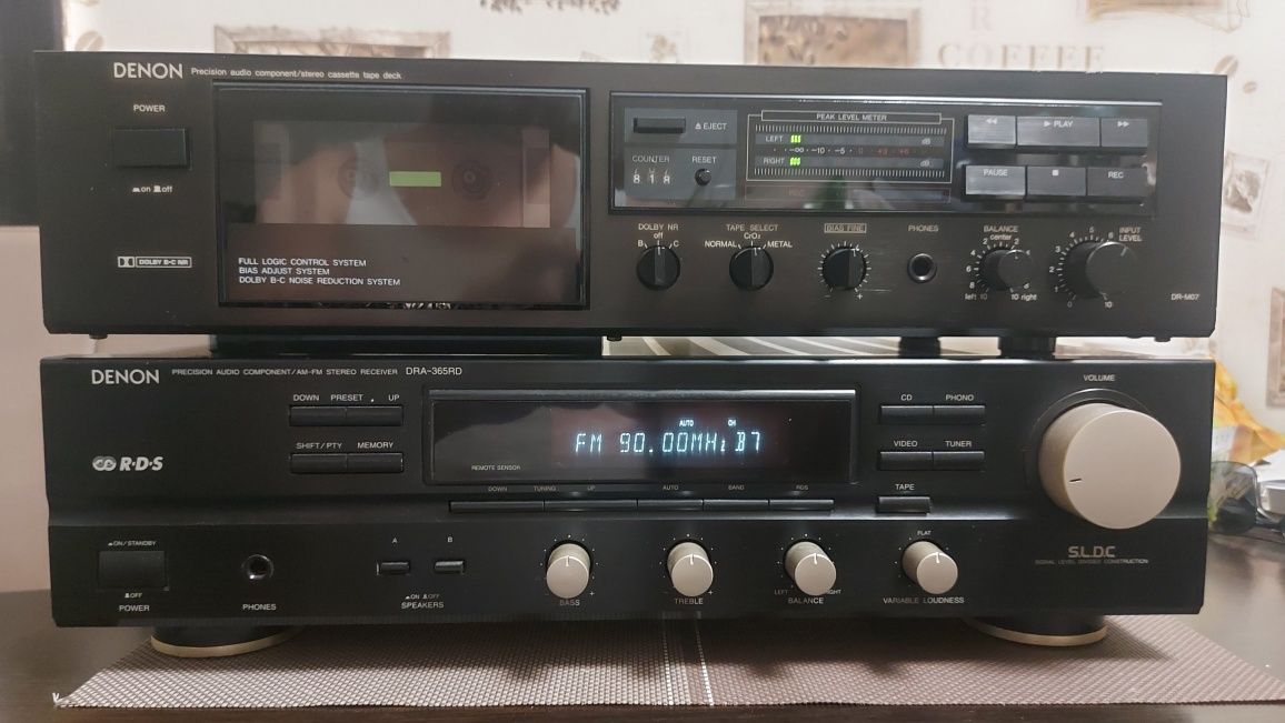 amplificator/receiver si deck DENON