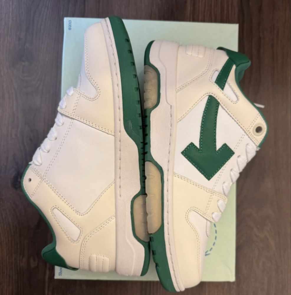 Adidași Off-White Out Of Office Green/White - mărimea 42