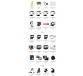 Accesorii GoPro 3 4 5 6 7 8 /9 10 11 12 13 MAX Mini Black Silver White