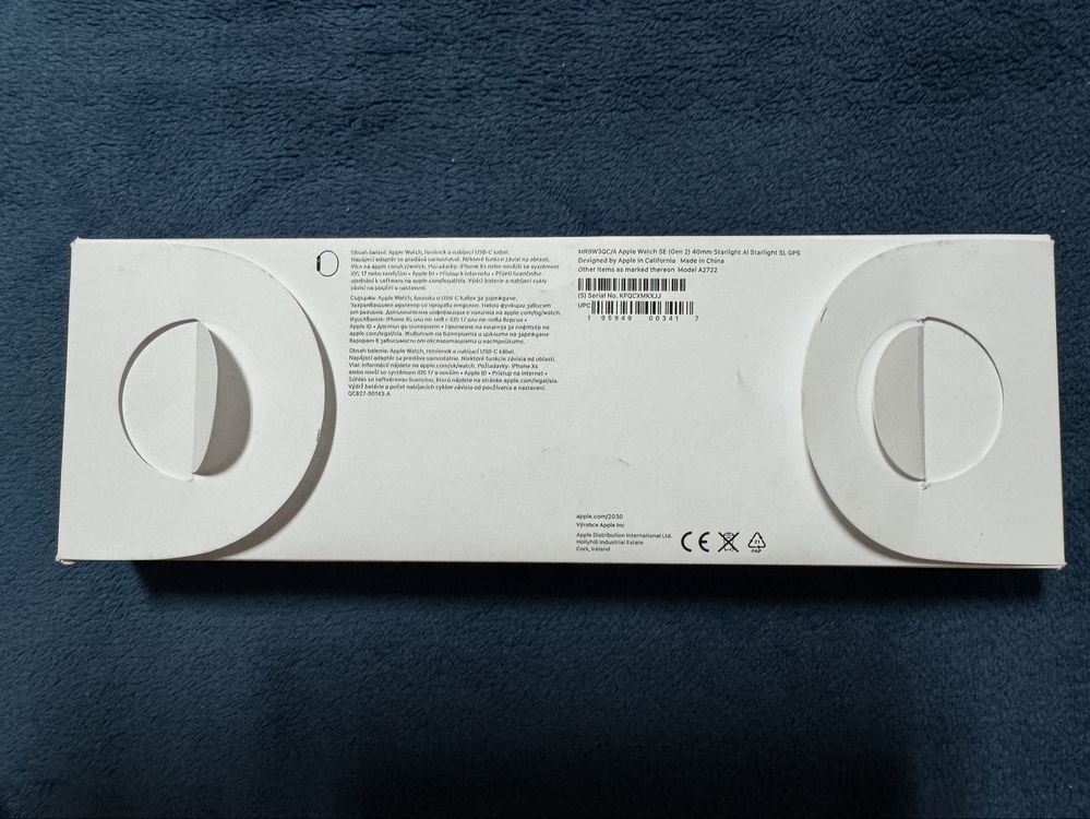 Apple watch SE (gen2) 40mm Starlight, GPS, 96% battery health