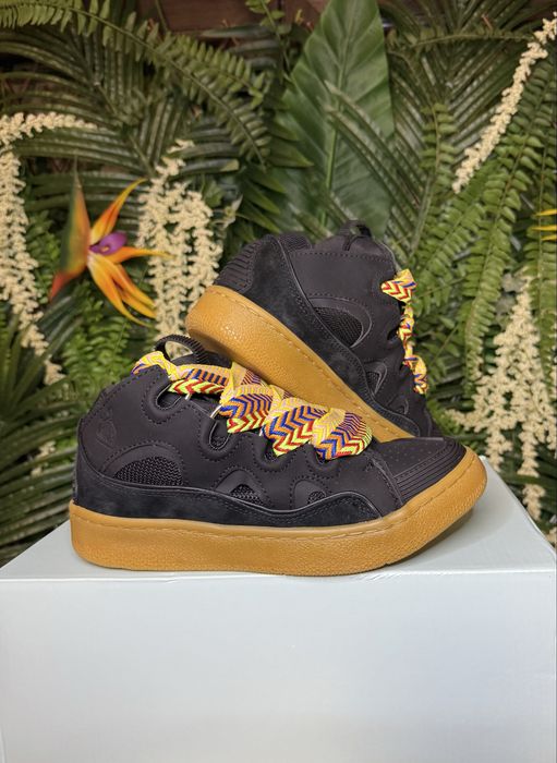 Lanvin Curb Suede Black Multicolour