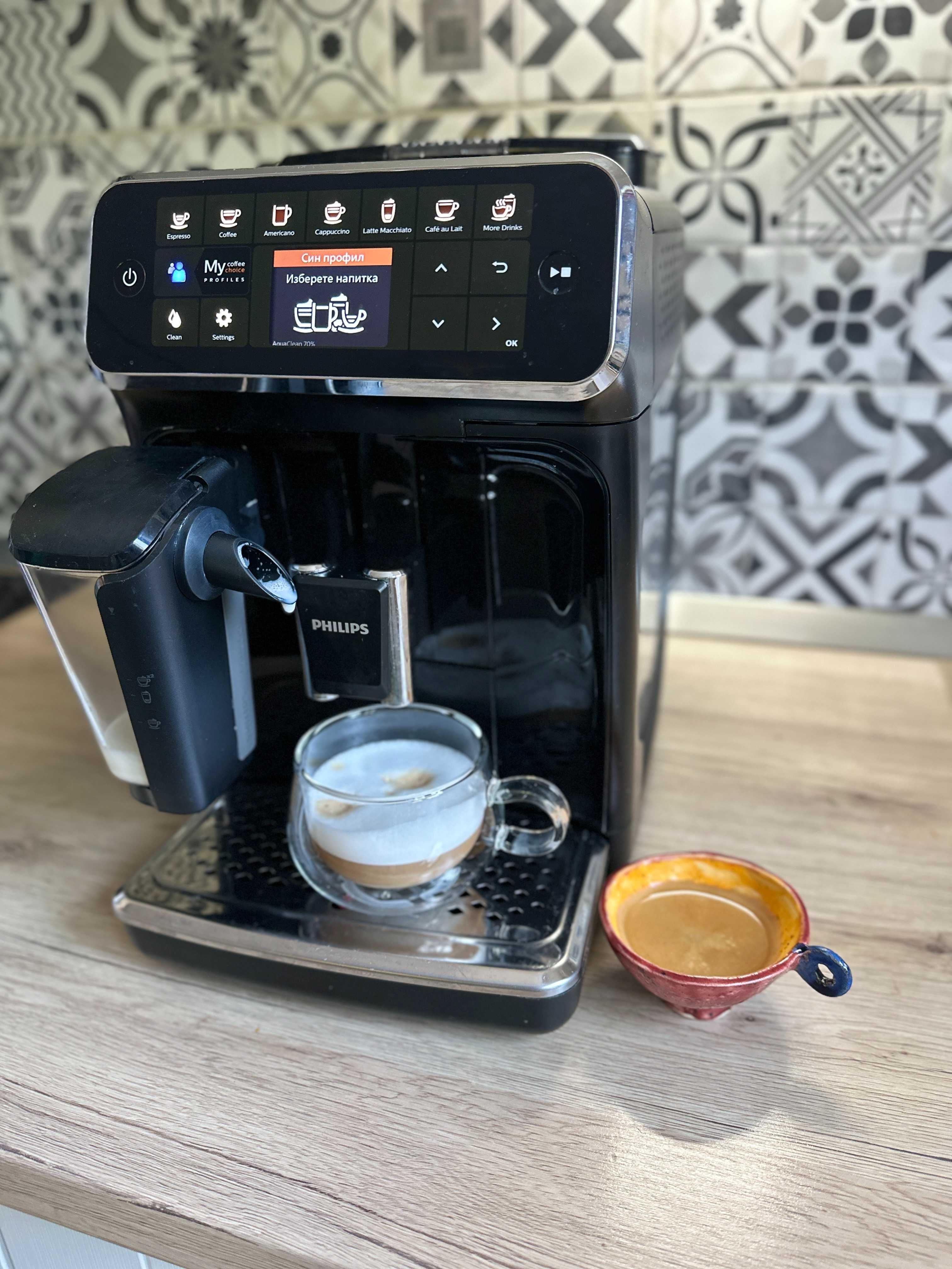 Кафеавтомат Philips серия 4300 LatteGo с гаранция