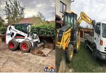Inchirieri/Prestari servicii Bobcat/mini excavator/Buldoexcavator Iasi