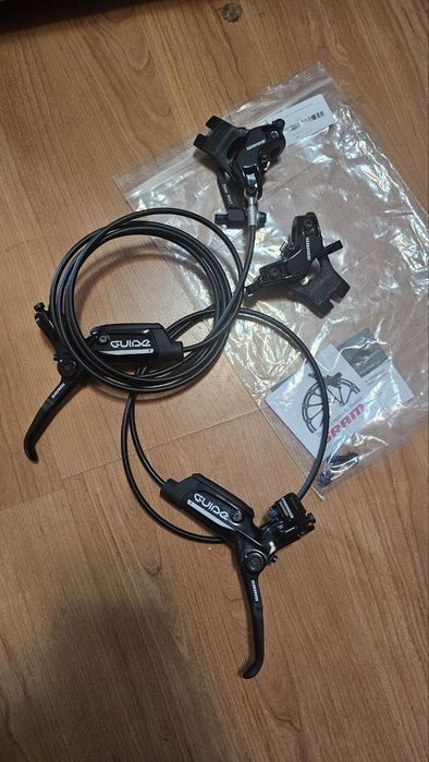 Set frane fata-soate mtb 4 pistoane Sram Guide T, noi