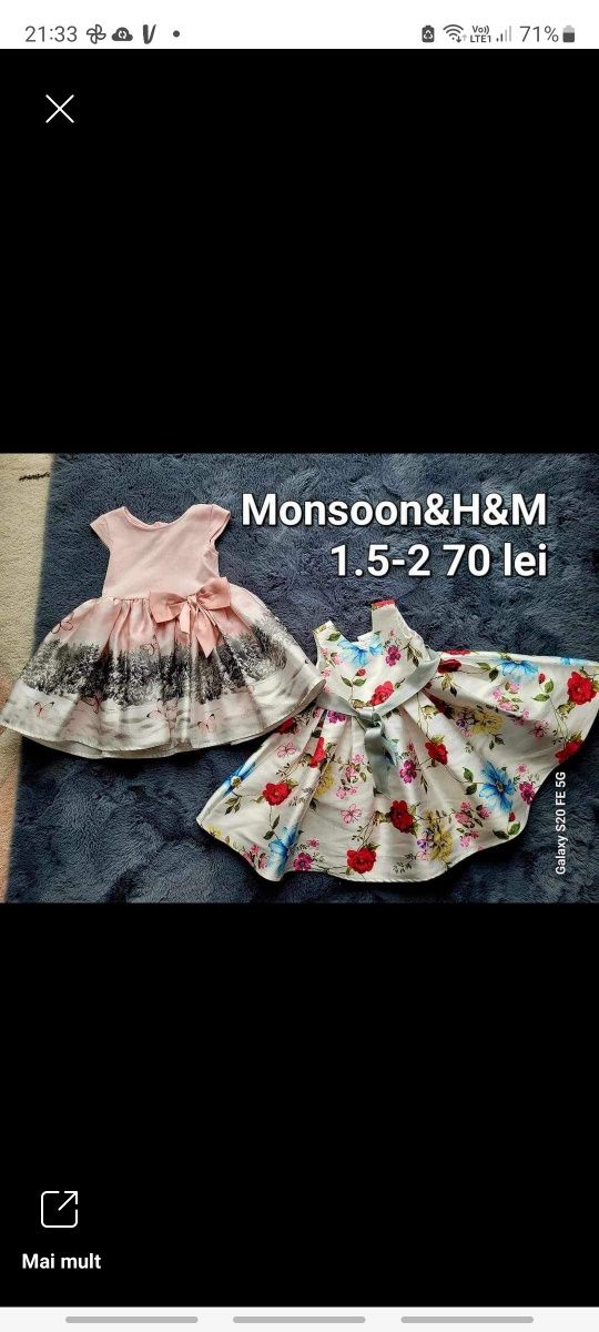 Set Monsoon & H&M 1.5-2